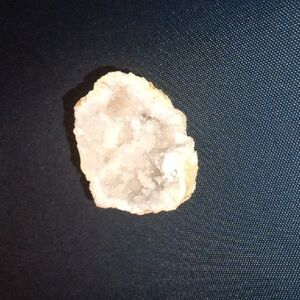 Shimmering White Crystal Geode